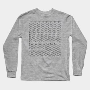 Synthesizer Waveform Long Sleeve T-Shirt